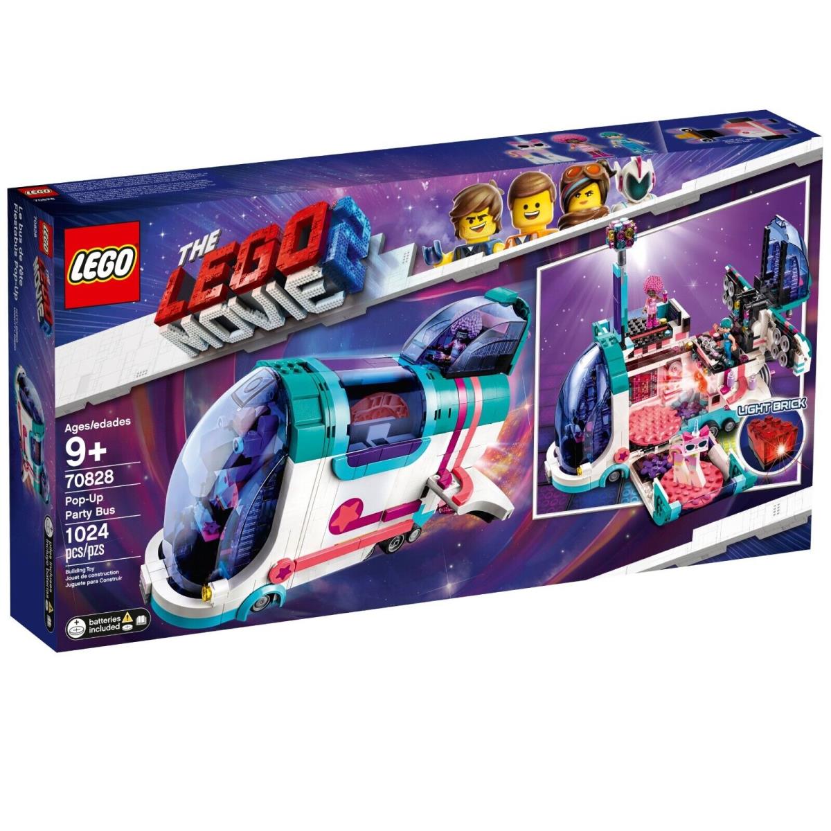 Lego 70828 Pop-up Party Bus Retired Lego Movie 2 Box