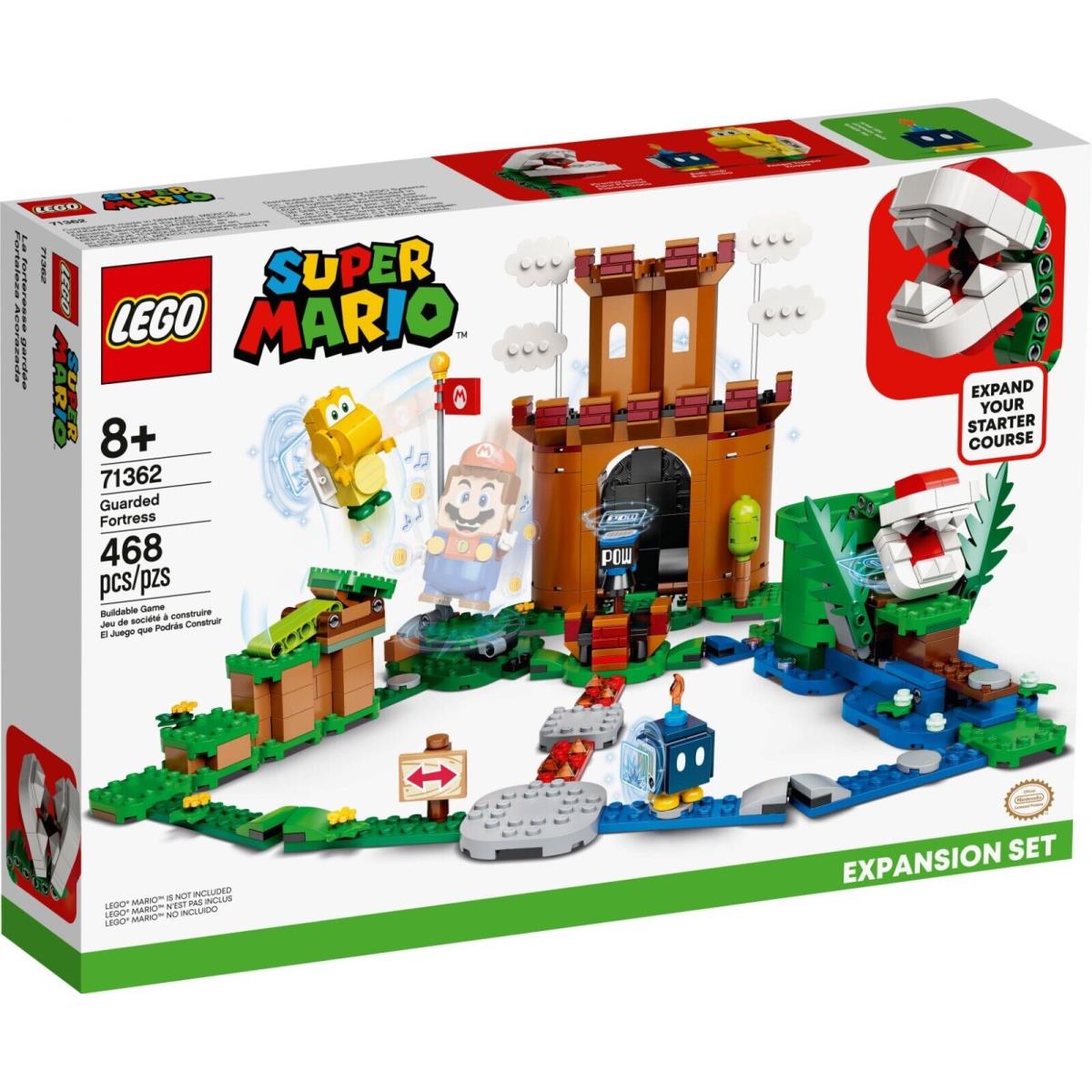 Lego 71362 Guarded Fortress Super Mario Box Retired