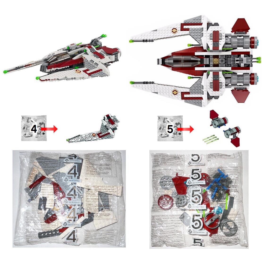Lego 75051 Jedi Scout Fighter Bags 4+5 Only Star Wars Yoda Chronicles