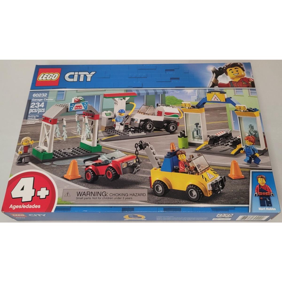 Lego 60232 Garage Center City 4+ Sports Car Tow Truck Gas Tanker Gas Station