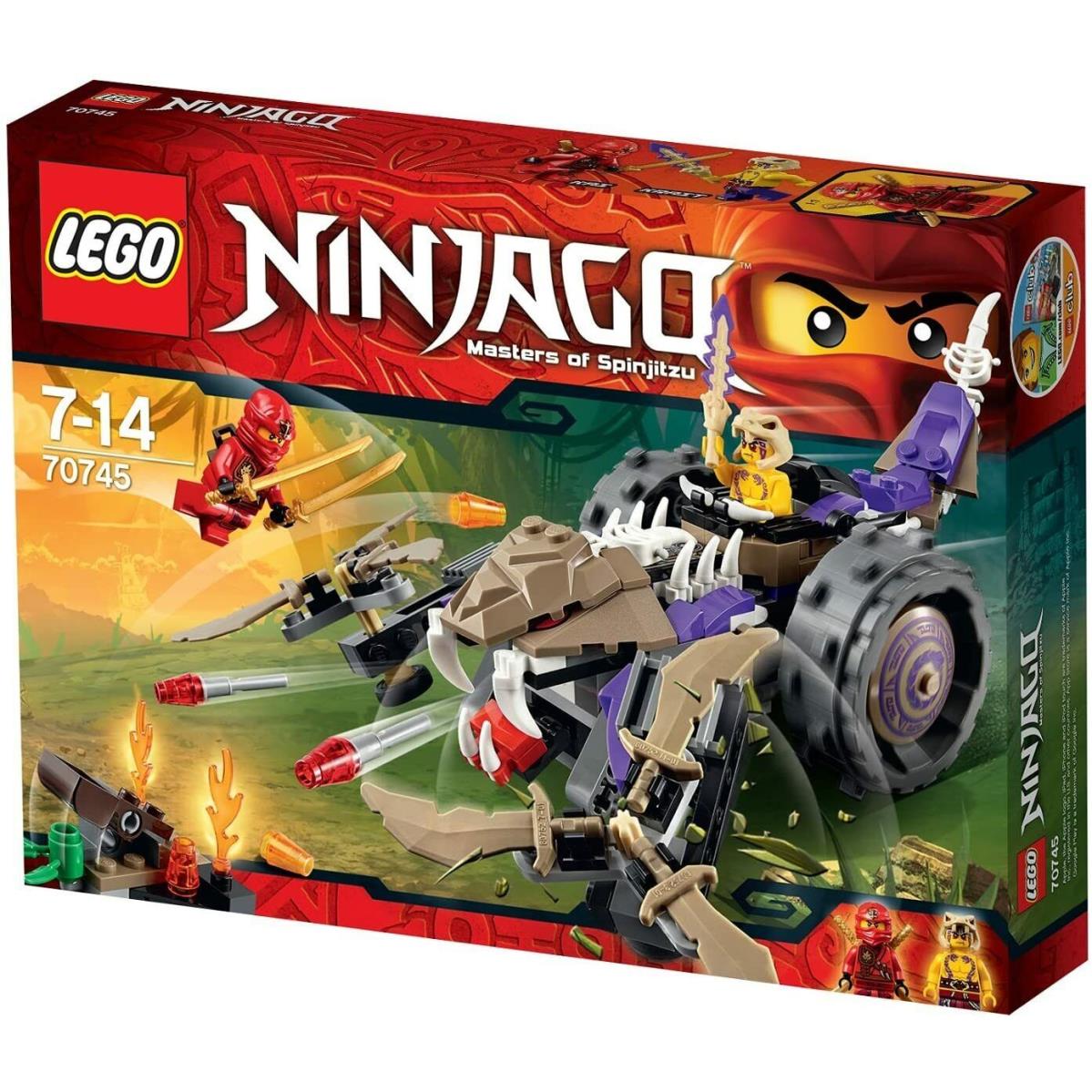 Lego Ninjago 70745 Anacondrai Crusher Toy Set