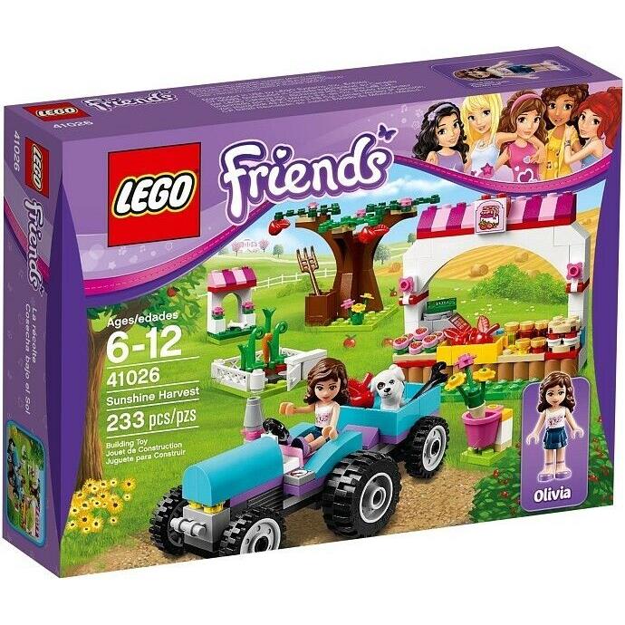 Lego Friends Sunshine Harvest 41026 Building Kit 233 Pcs Set
