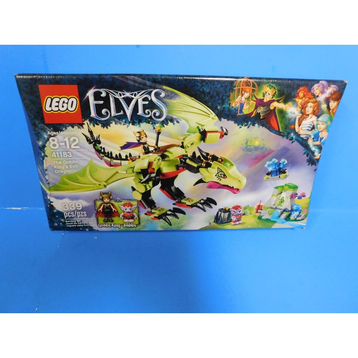 Lego Elves The Goblin King`s Evil Dragon 41183 Box ST