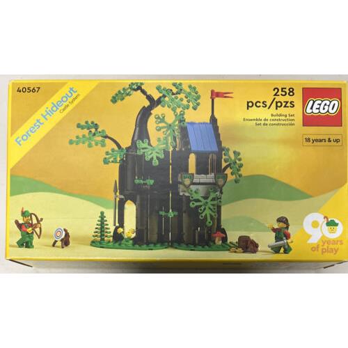 Lego 40567 Forest Hideout 90 Years of Play Limited Edition Gwp 258pc 2022