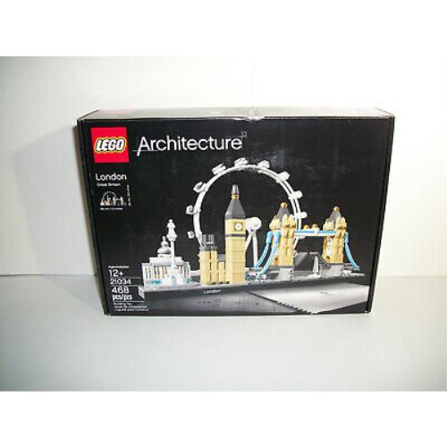 Lego Architecture 21034 London Skyline Set Box Wear Damage