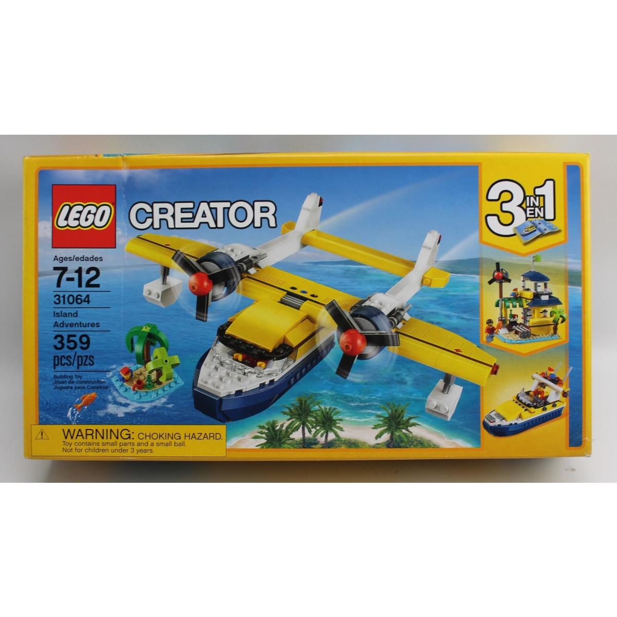 Lego Creator 3 in 1 Island Adventure Set 31064