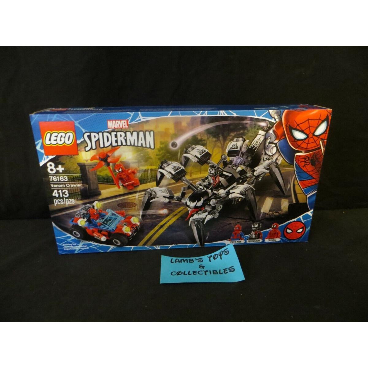 Lego 76163 Marvel Spider-man Venom Crawler 413 Pieces Complete Toy Set