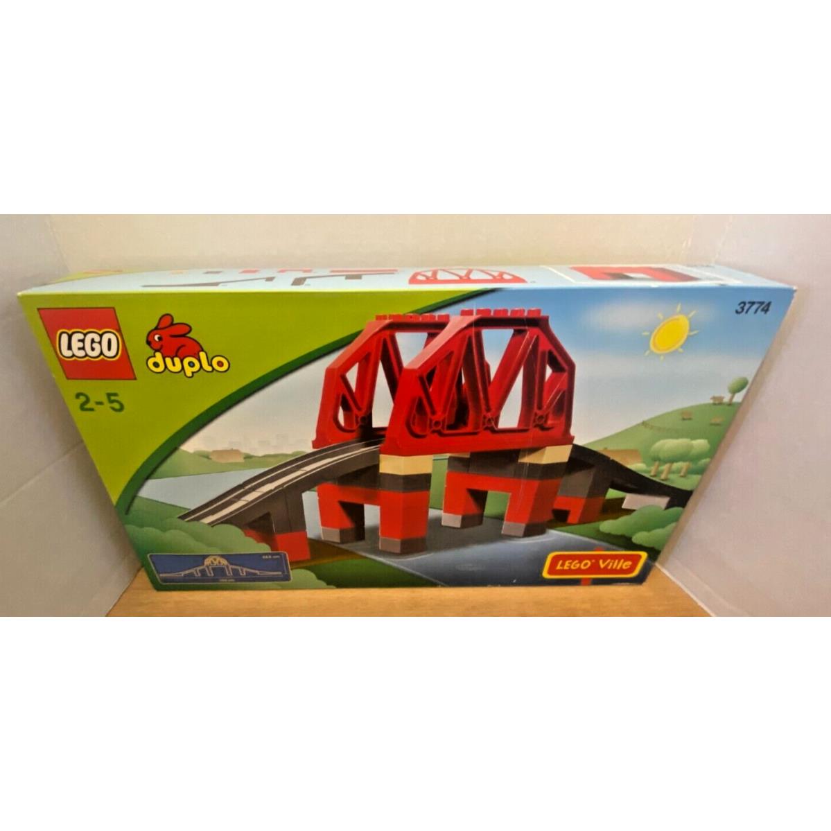Lego Duplo 3774 Train Bridge Track Set Lego Ville Mint Box