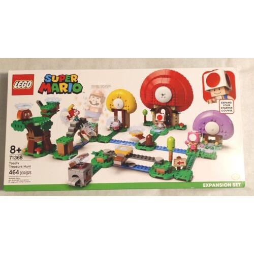 Lego Super Mario Toads Treasure Hunt 71368 464 Piece Expansion Set Nos Retired