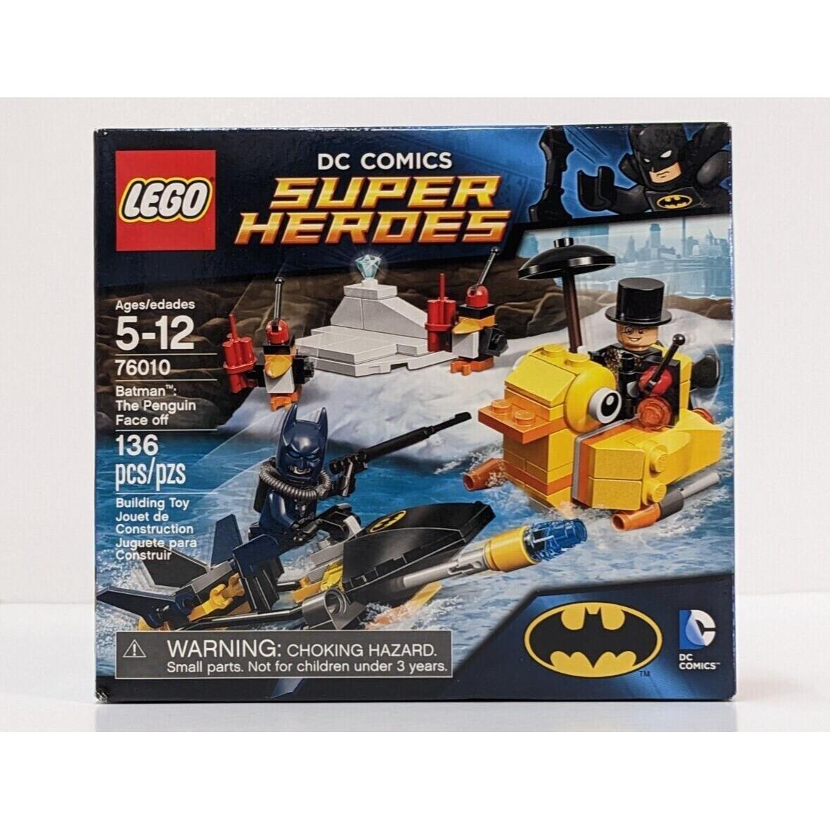 Lego DC Universe Super Heroes Batman The Penguin Face Off 76010 Retired Set