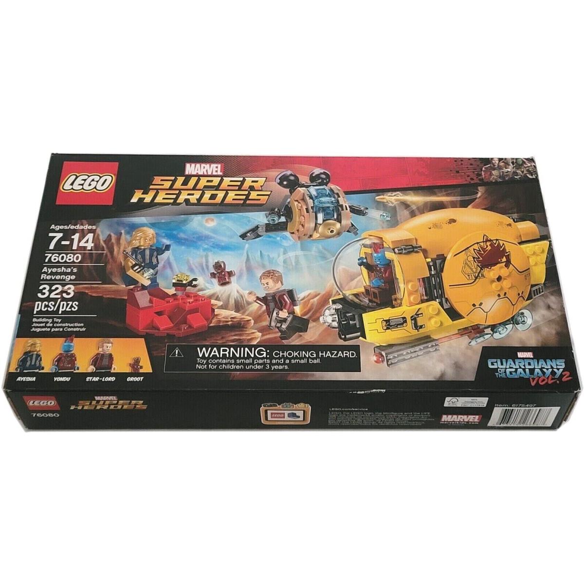 Lego 76080 Ayesha`s Revenge Baby Groot Yondu Star-lord Marvel Super Heroes