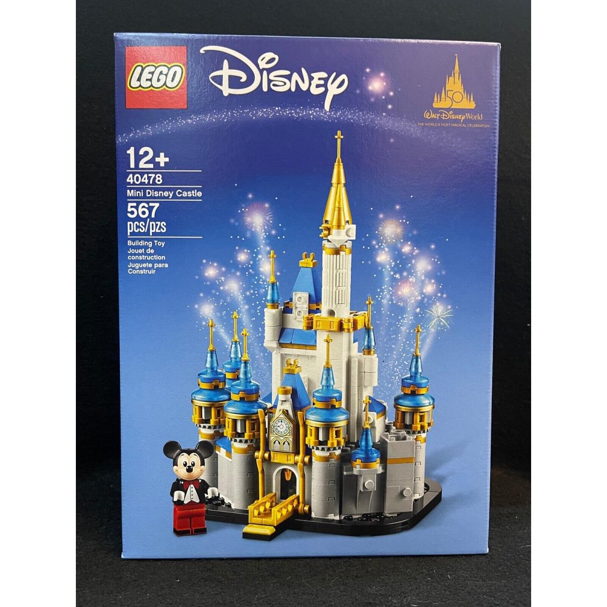 Lego 40478 Mini Disney Castle Anniversary Set Cinderella Classic Microscale Afol