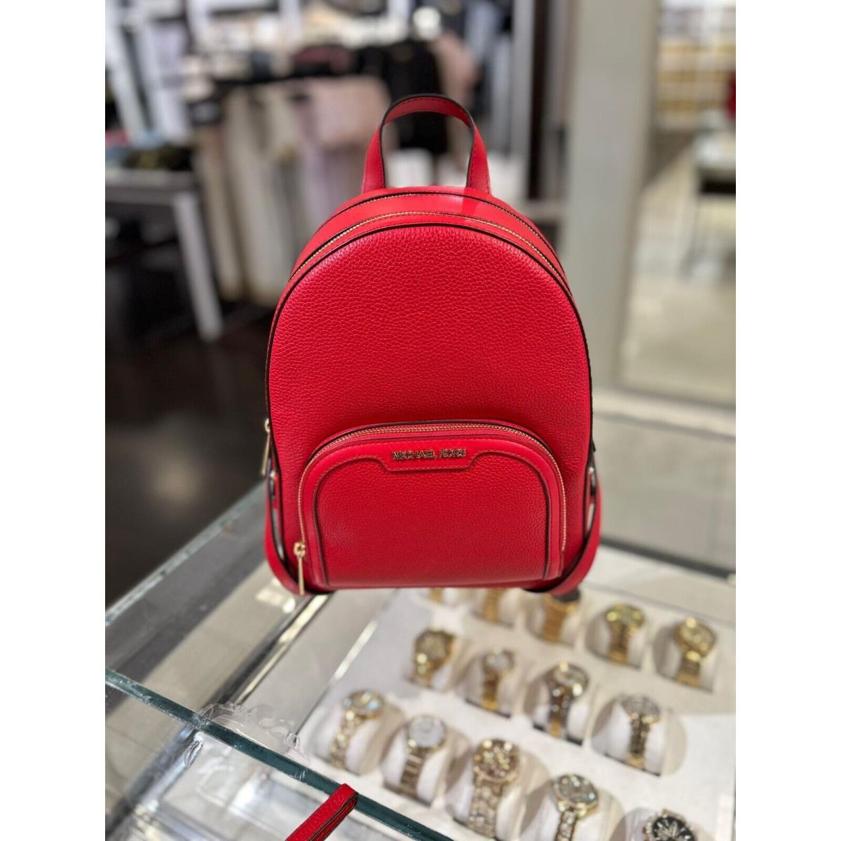 Michael Kors Women Girls Medium School Travel Shoulder Backpack Bag Satchel -var BRIGHT RED
