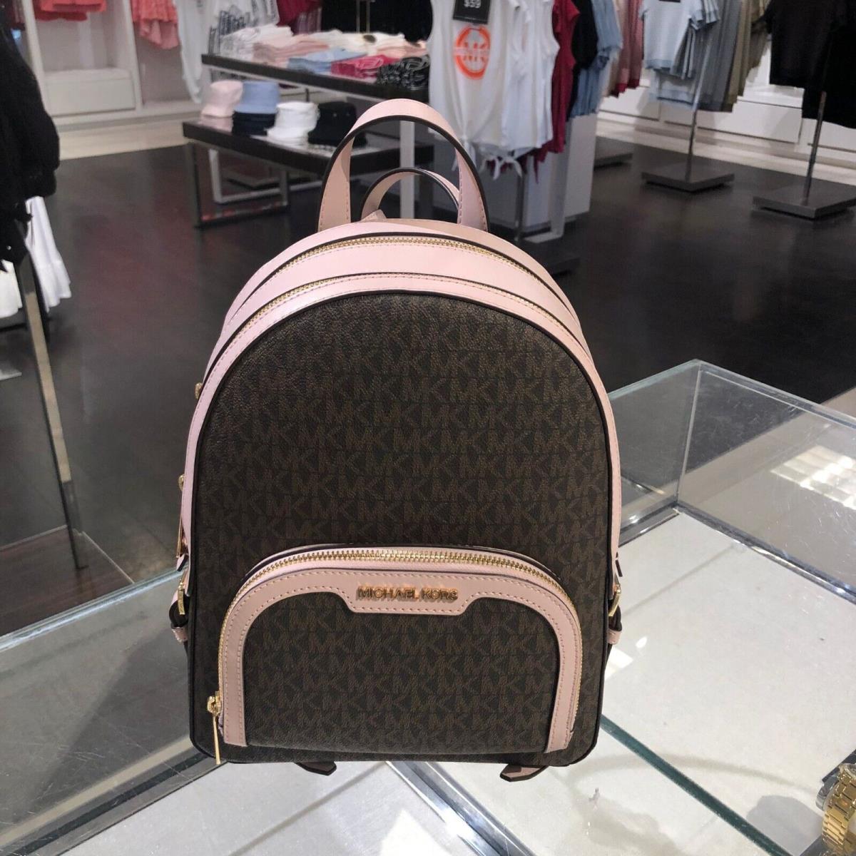 Michael Kors Women Girls Medium School Travel Shoulder Backpack Bag Satchel -var POWDER BLUSH MULTI