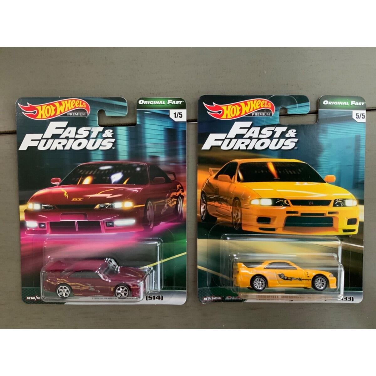 Hot Wheels Premium Pop Culture Fast Furious Fast Collection
