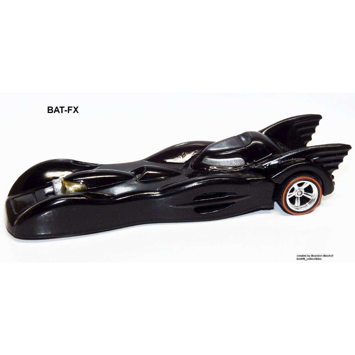 Hot Wheels Bat-fx Custom Conversion Real Riders Loose