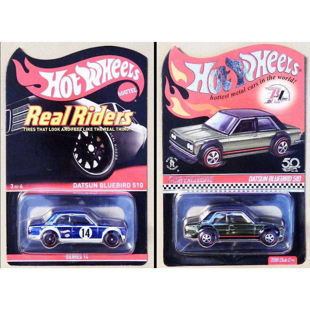 Hot Wheels Rlc 1971 Datsun Bluebird 510 Pick Your Car S Red Line Club