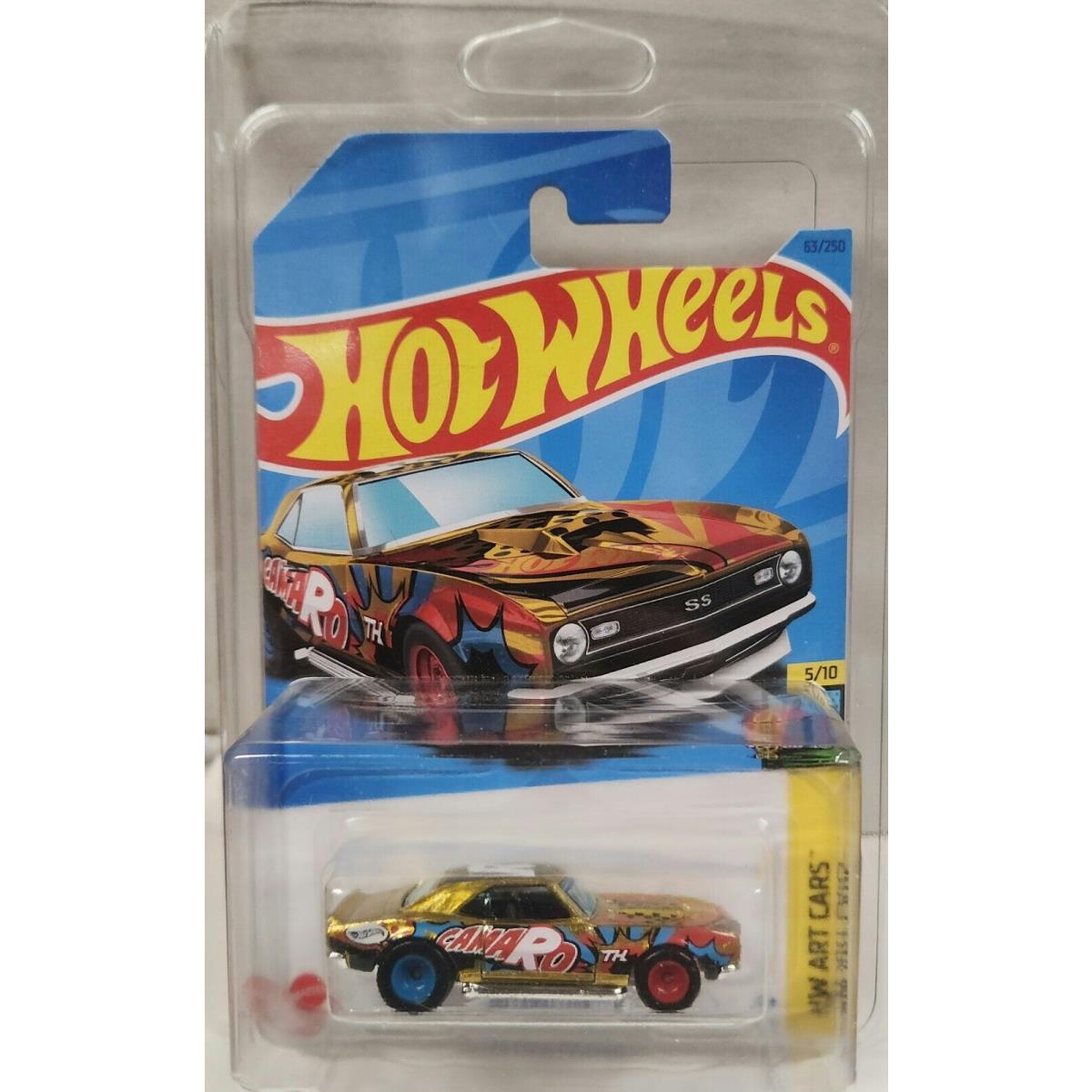 Hot Wheels `68 Copo Camaro 1/64 Diecast Art Car - 63/250 Super Treasure Hunt