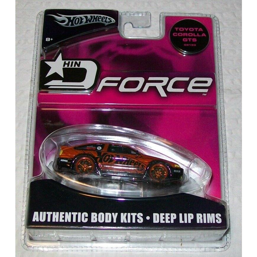 Hot Wheels Toyota Corolla Gts D-force Hin Hot Import Nights 1:50 2004 Vhtf