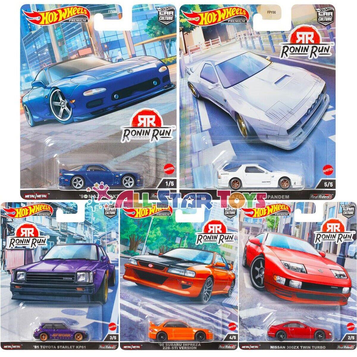 Hot Wheels Premium Car Culture 2023 Ronin Run Set of 5 FPY86-957P