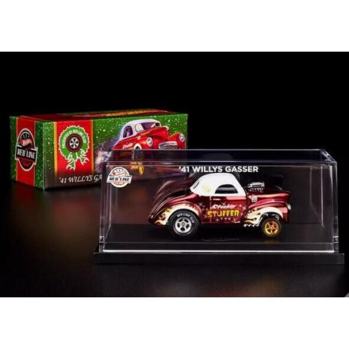 2022 Hot Wheels Rlc Exclusive 41 Willys Gasser Holiday Car Stocking Stuffer