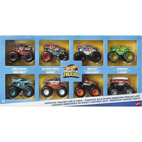 Hot Wheels Monster Trucks Live 8 Pack - 