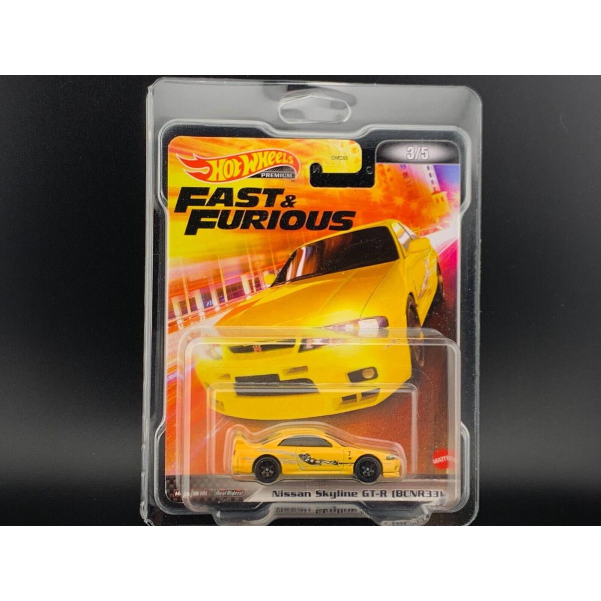 Hot Wheels Nissan Skyline BCNR33 Gtr Fast and Furious DMC55-957L 1/64