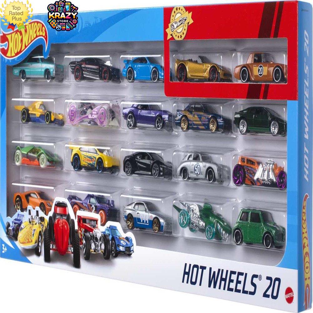 Mattel Hot Wheels 20 Pack Gift Set - Assorted Diecast Vehicles - H7045