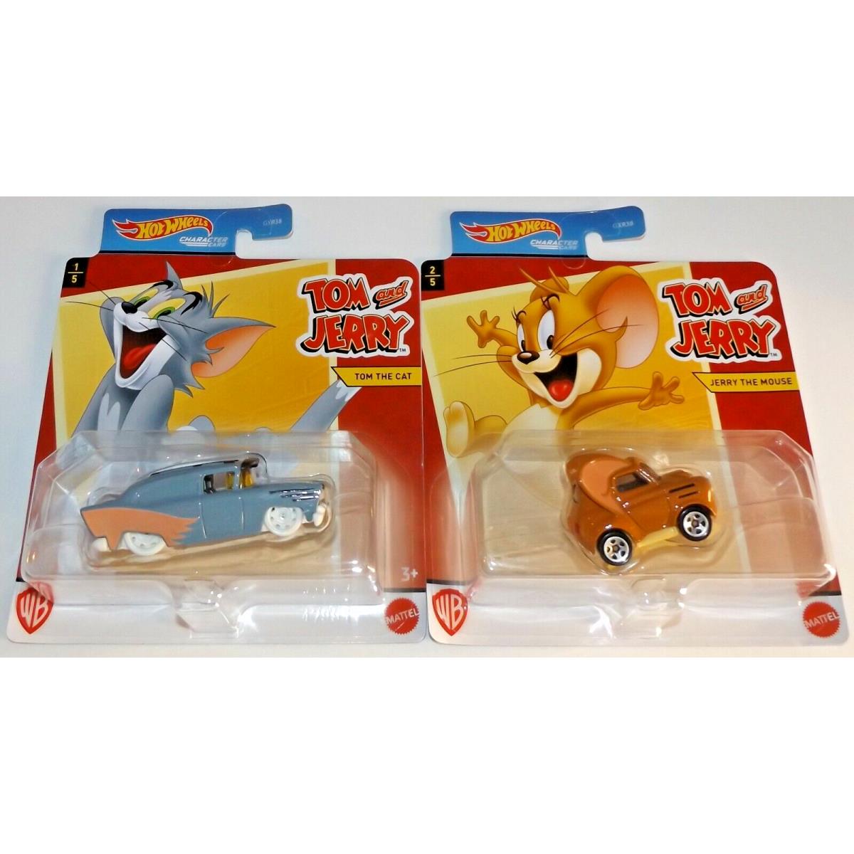 Hot Wheels Tom and Jerry The Mouse The Cat Character Cars GRM58 GRM59 Set 2020