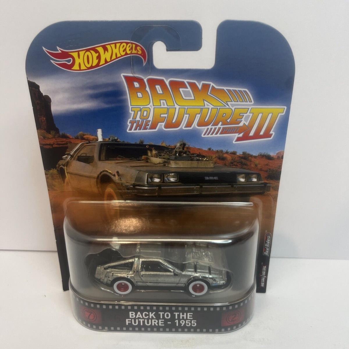 Back TO The Future 1955 Time Machine - Hot Wheels Retro Entertainment Delorean 3