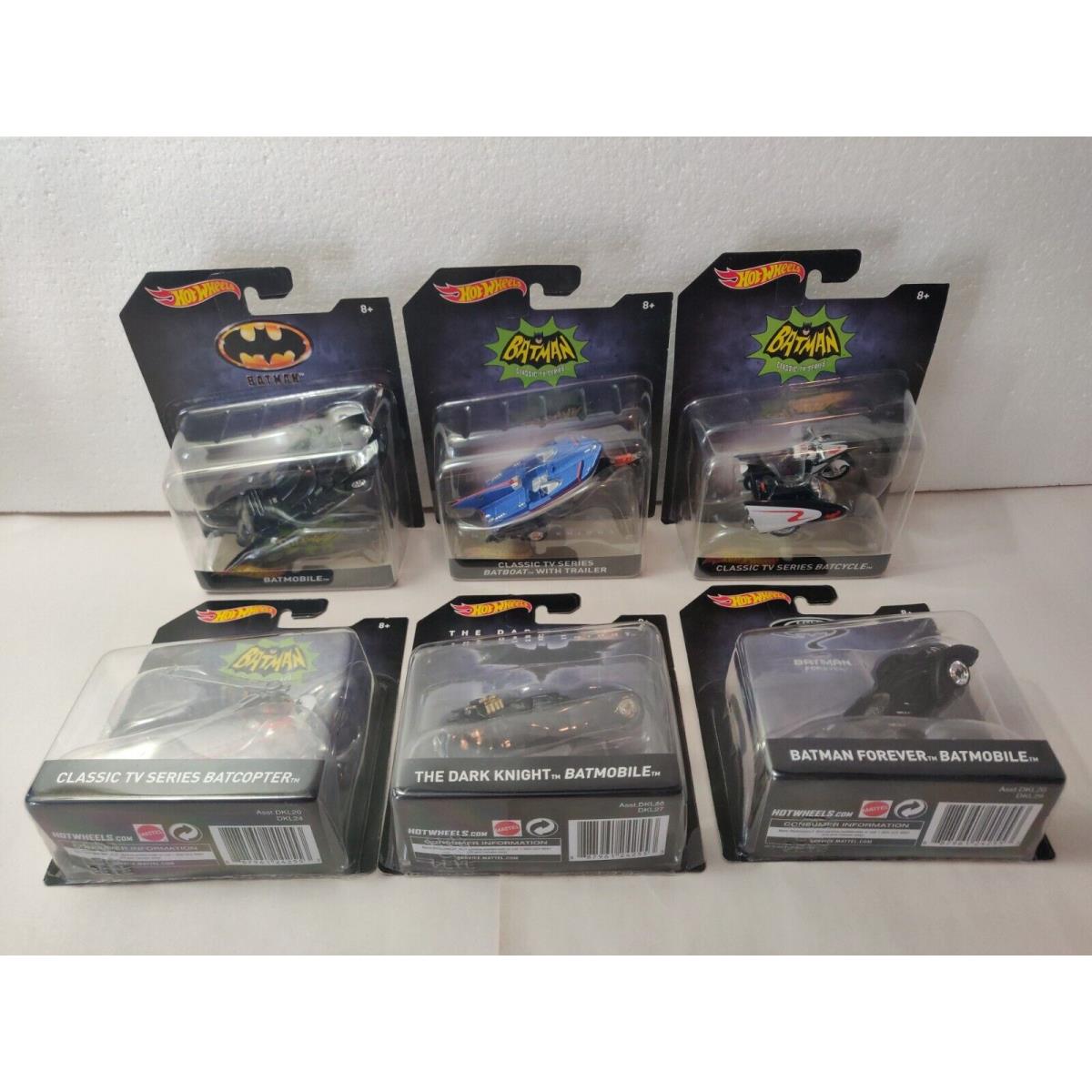 Hot Wheels Collectors Batman Vehicles CosBman1310