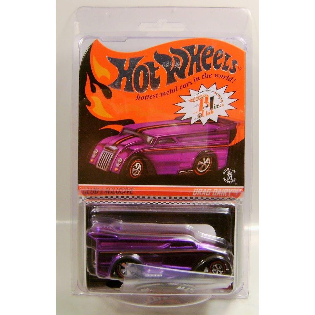 2014 `14 Drag Dairy Purple Chrome Edition Club Car Rlc Hot Wheels HW Diecast