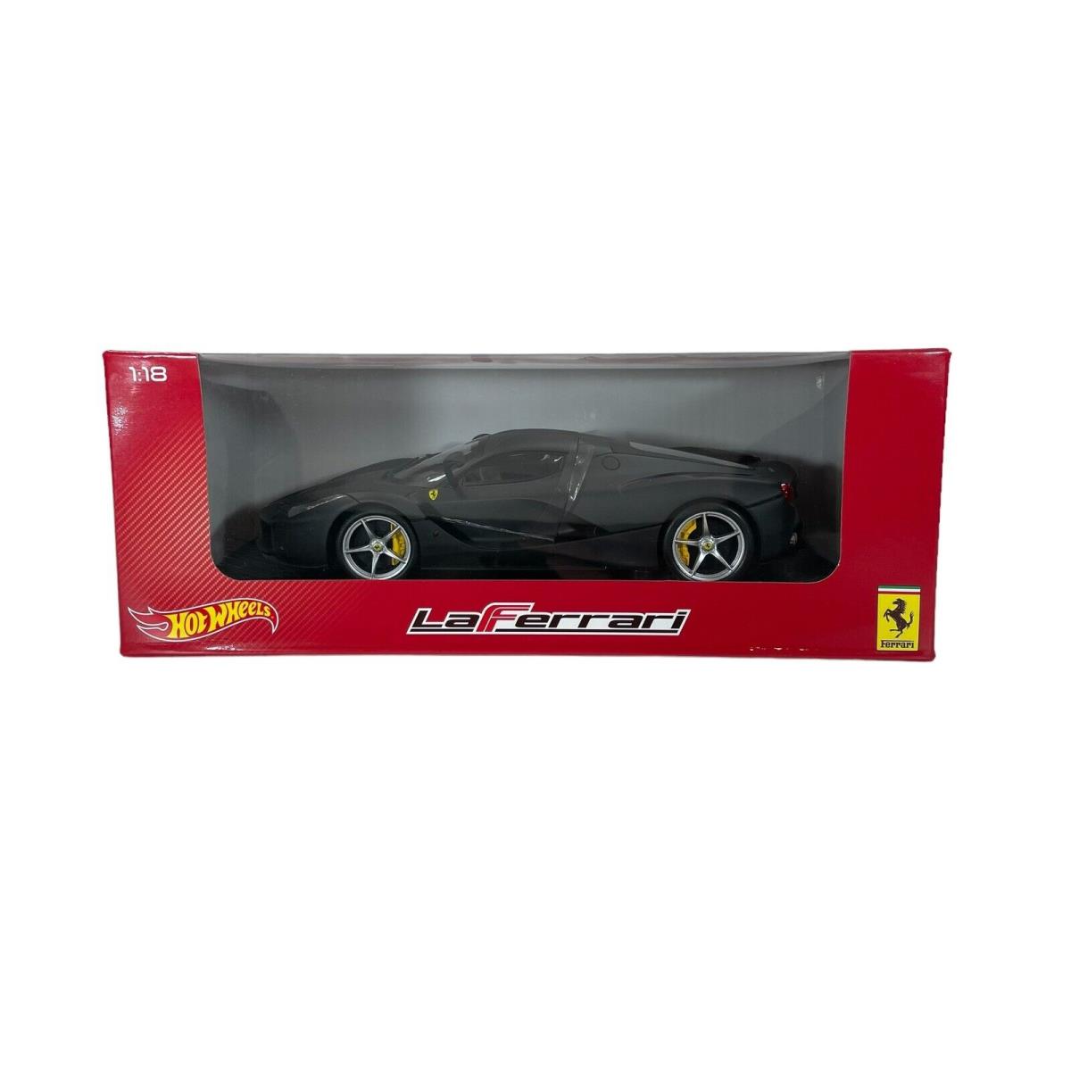 Ferrari Laferrari F70 Hybrid Matte Black 1/18 Diecast Car Model by Hotwheels