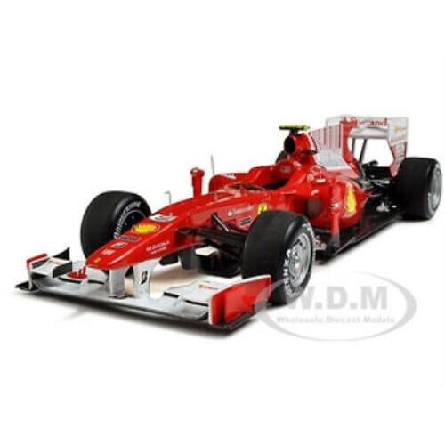 Ferrari F10 8 Alonso Winner F1 Bahrain GP 2010 1/18 Diecast Hot Wheels T6257