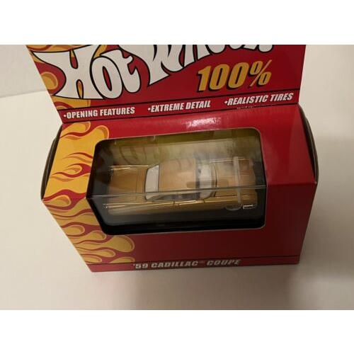 Hot Wheels toy Cadillac Coupe - Gold Pearl