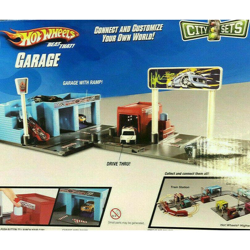 Hot Wheels City Sets Garage Playset Mattel Walmart