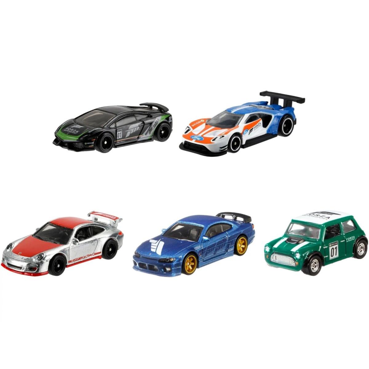 Hot Wheels Premium Forza Motorsport 1:64 Scale Die-cast Car Model Toys Set of 5