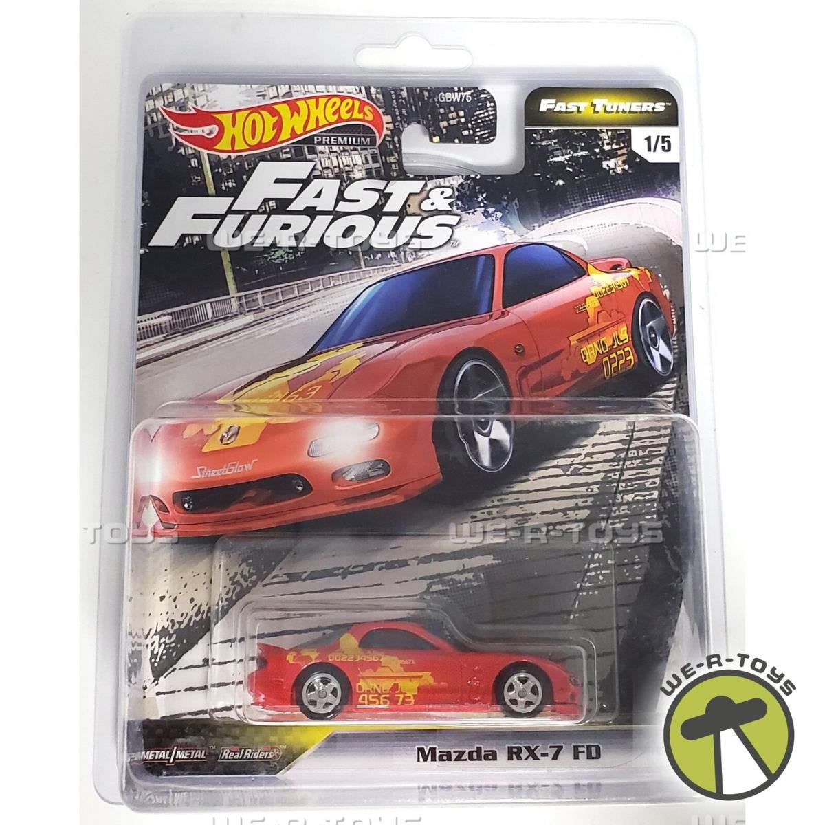 Hot Wheels Premium Fast Furious Mazda RX-7 FD Vehicle Fast Tuners 2019 Nrfp