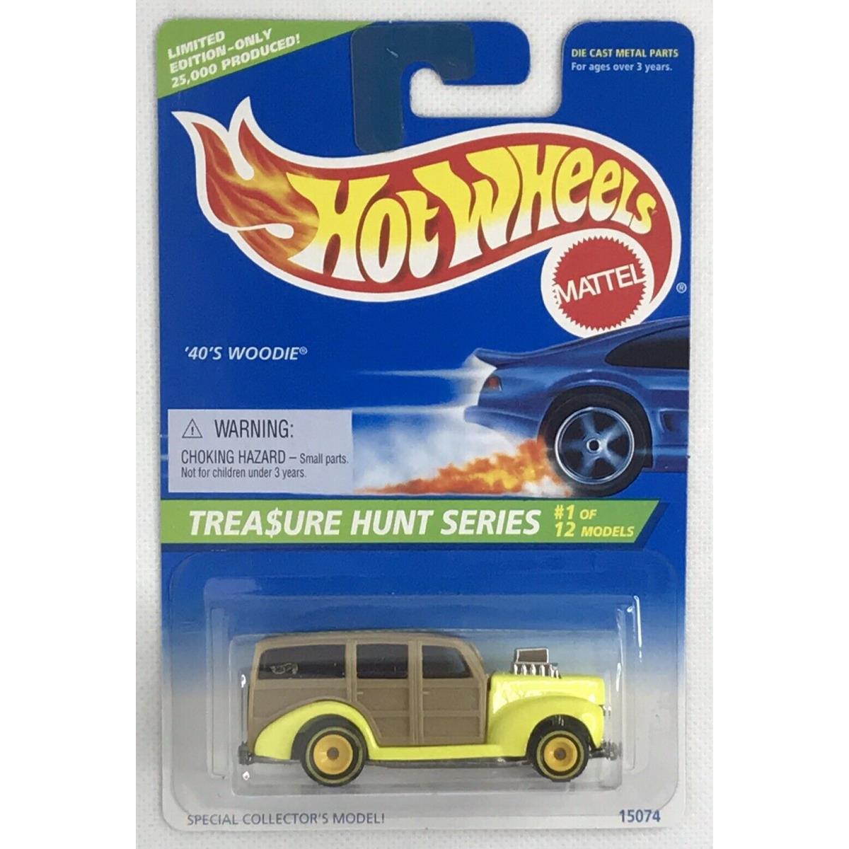 Hot Wheels ‘40’s Woodie 1996 Hot Wheels Treasure Hunt Series 40 s Woodie Limited Edition 1 Of 12
