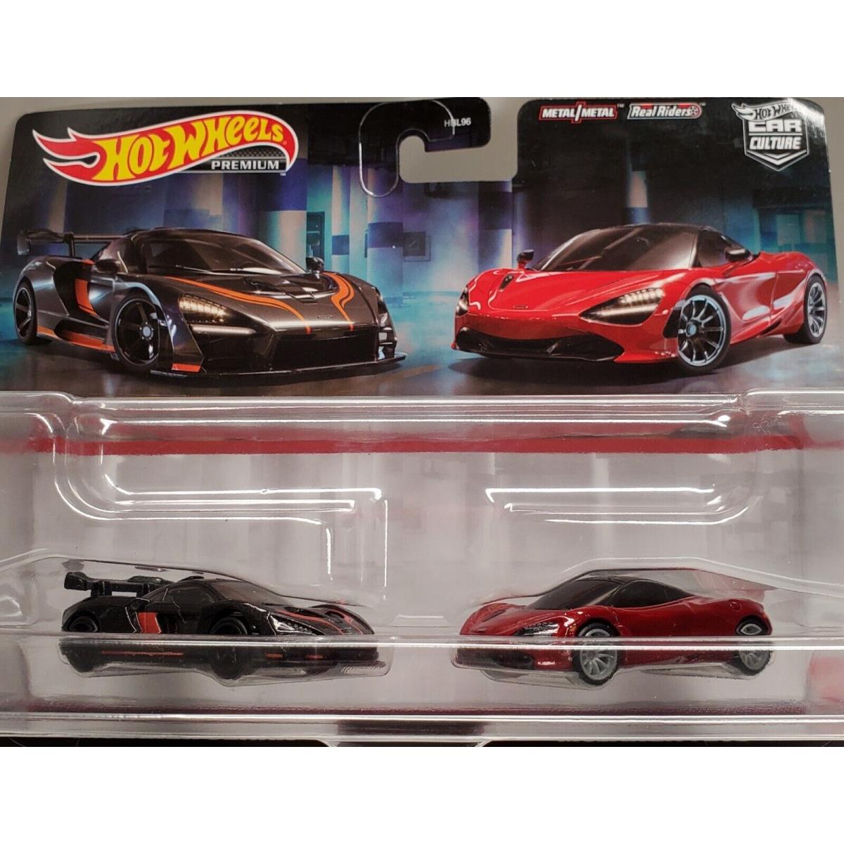 2022 Hot Wheels Premium Car Culture 2 Pack Mclaren Senna 720s