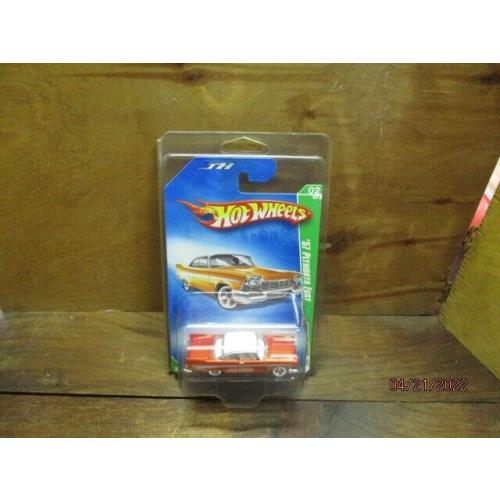 Hot Wheels 2009 Treasure Hunt 44 1957 Plymouth Fury 1:64 Scale Diecast