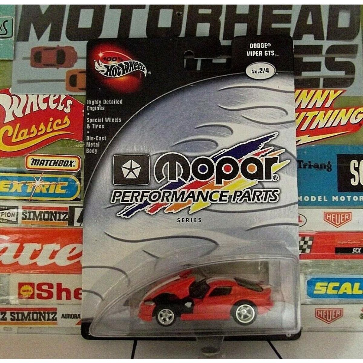 Hot Wheels 1:64 Mopar Performance Dodge Viper Gts 56584 Very Rare Bin 24