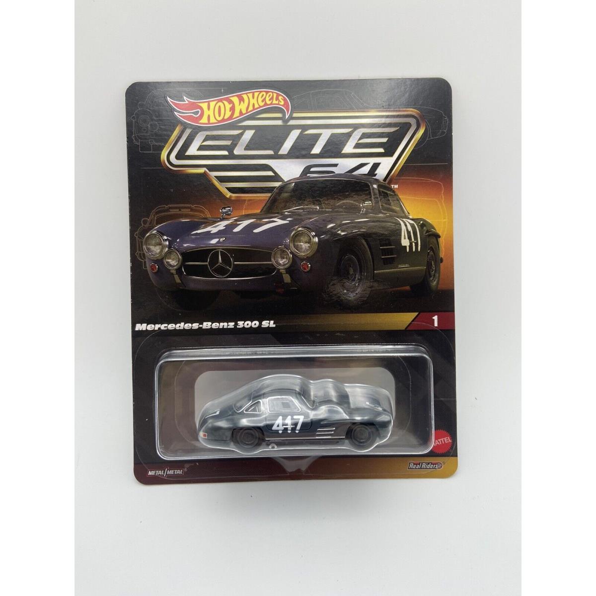 Hot Wheels Hwc Elite 64 Series Mercedes-benz 300 SL Real Riders