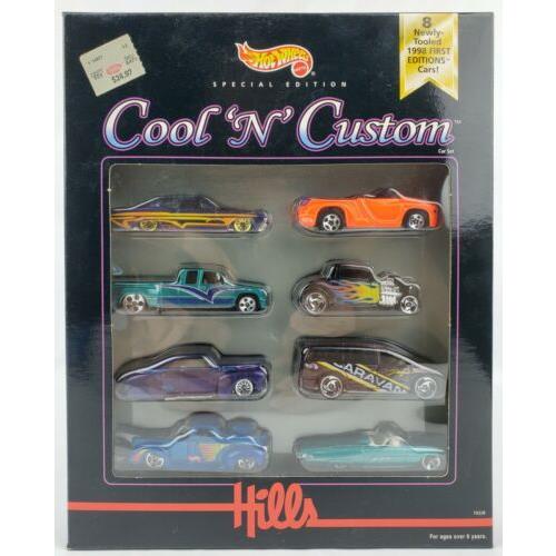 Hot Wheels Hills Exclusive Limited Edition Cool Custom 8 First Edition Cars 1998