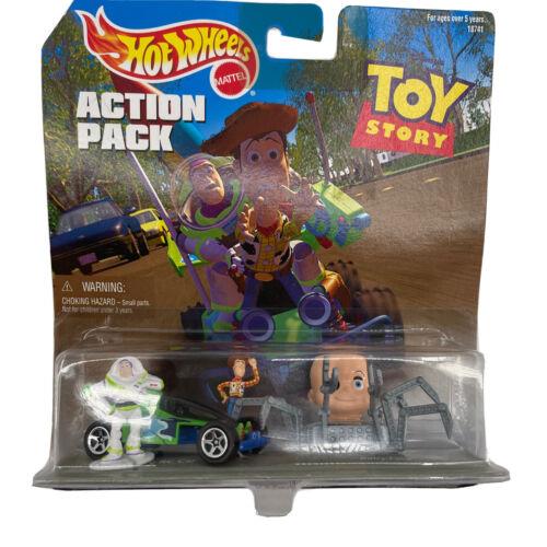 Hot Wheels Action Pack Disney Toy Story Woody Buzz Baby Face RC Mattel 1998
