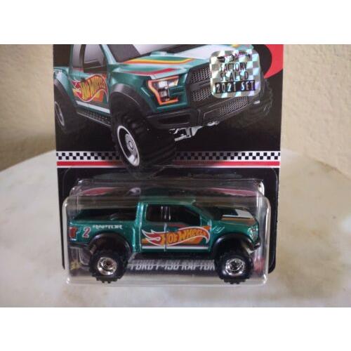 2021 Hot Wheels Collector`s Edition `17 Ford F-150 Raptor W/case