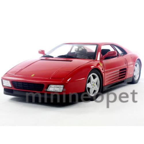 Hot Wheels X5532 1989 89 Ferrari 348 TB 1/18 Diecast Red