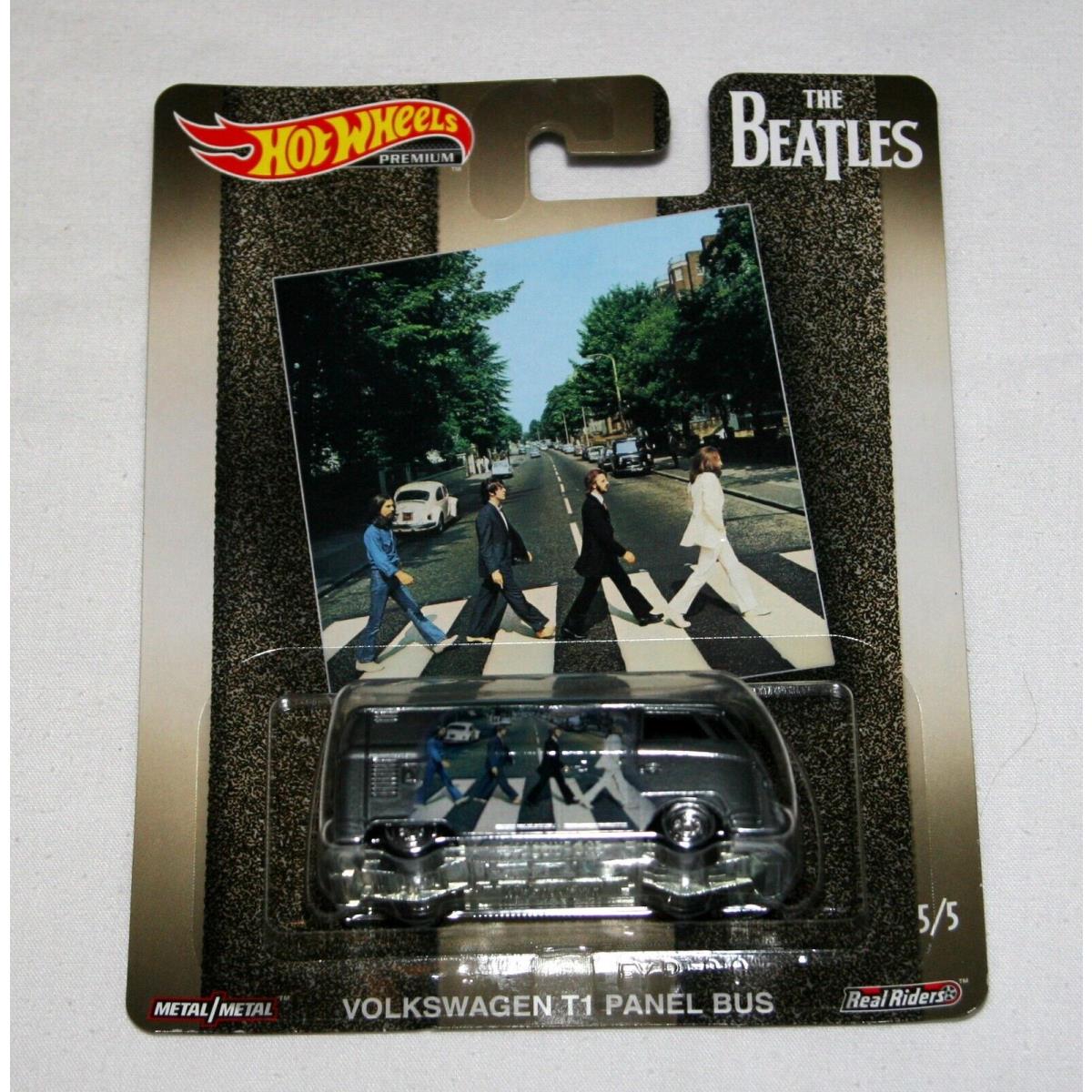 2019 Hot Wheels Beatles Volkswagen T1 Panel Bus 5 OF 5 ON Card