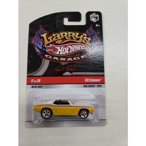 Hot Wheels 1:64 Larry`s Garage White Yellow `69 Camaro 17 / 20 N9061