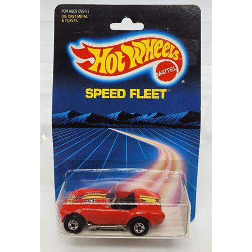Hot Wheels Speed Fleet Classic Cobra 2535 Nos Htf Rare Card 1986